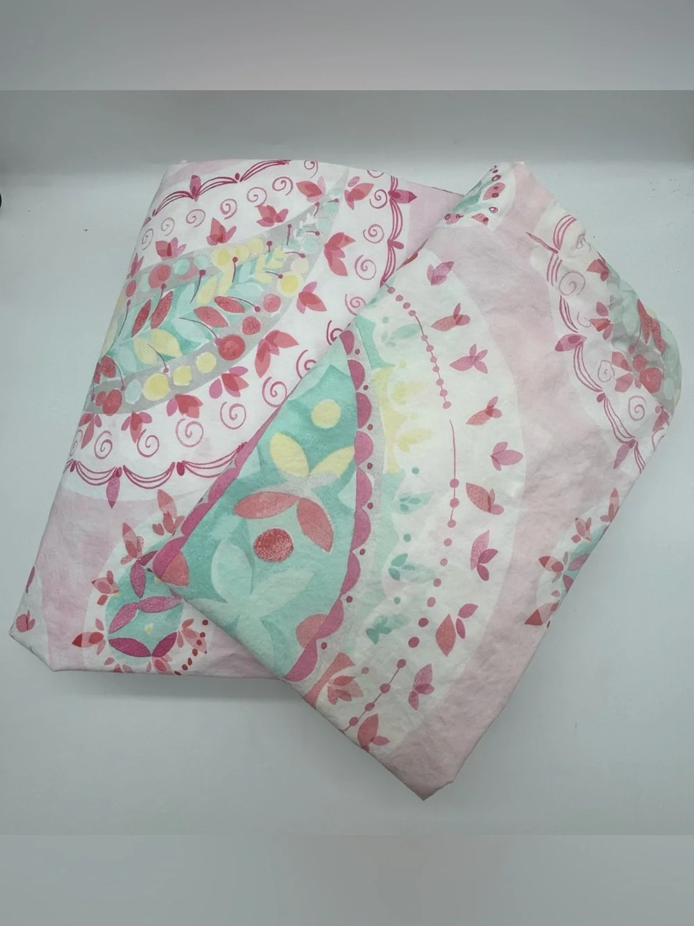 Pottery Barn Kids Paisley Print Twin Duvet Cover and Matching Sham